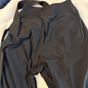 Athleta Black Wide-Leg Jumpsuit Pants